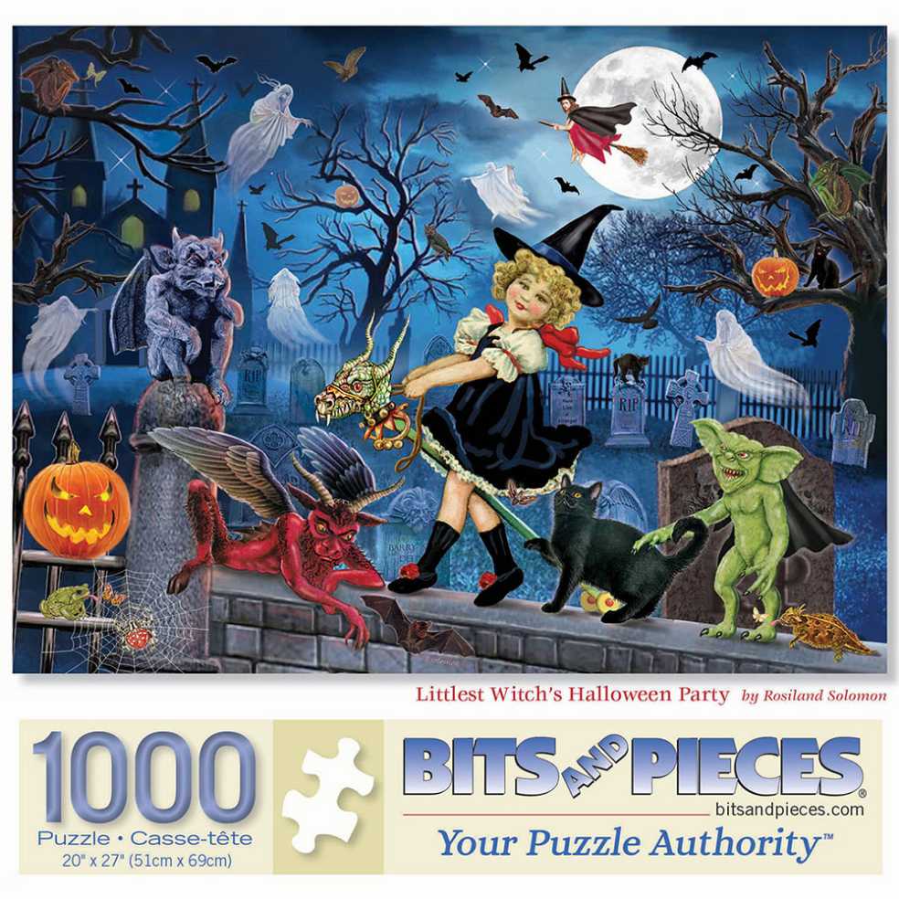 Littlest Witch’s Hallowe’en Party - Traded - Bits And Pieces puzzle collectible [Barcode 192949041593] - Main Image 2