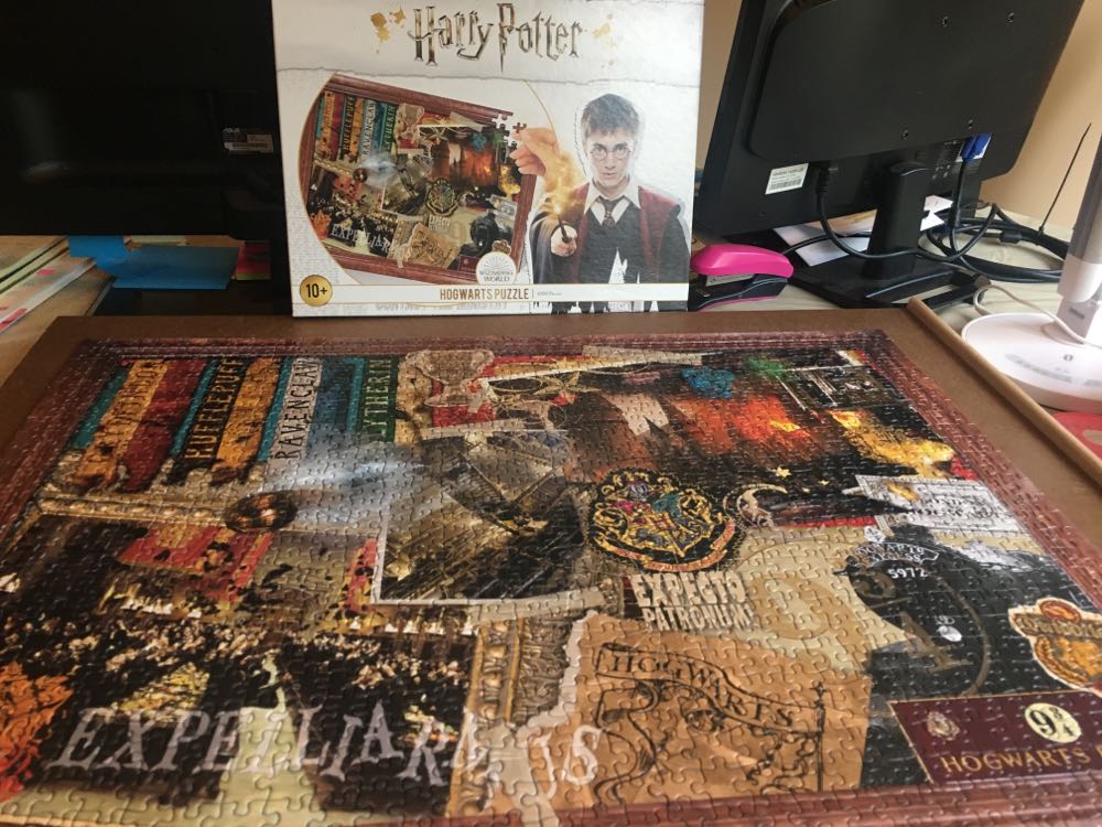 Harry Potter Hogwarts (C,S) - Winning Moves puzzle collectible [Barcode 5036905039581] - Main Image 2