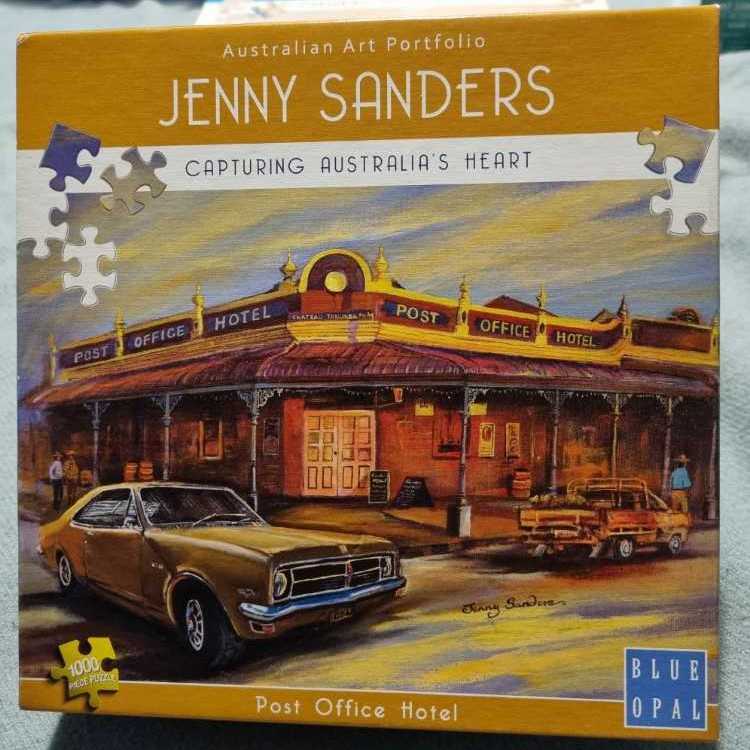 Post Office Hotel - Blue Opal puzzle collectible [Barcode 633793019623] - Main Image 2
