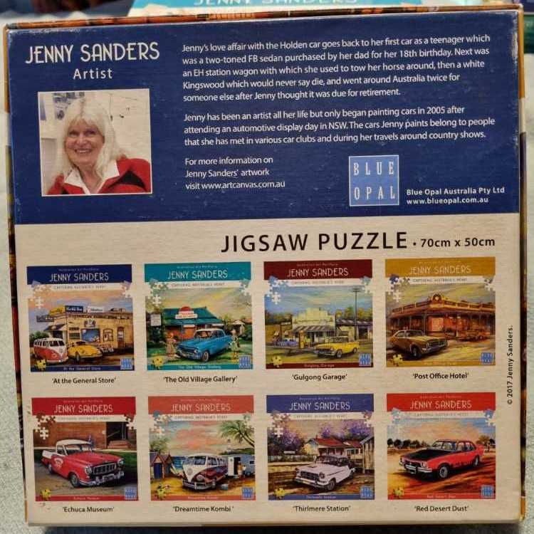 Post Office Hotel - Blue Opal puzzle collectible [Barcode 633793019623] - Main Image 3