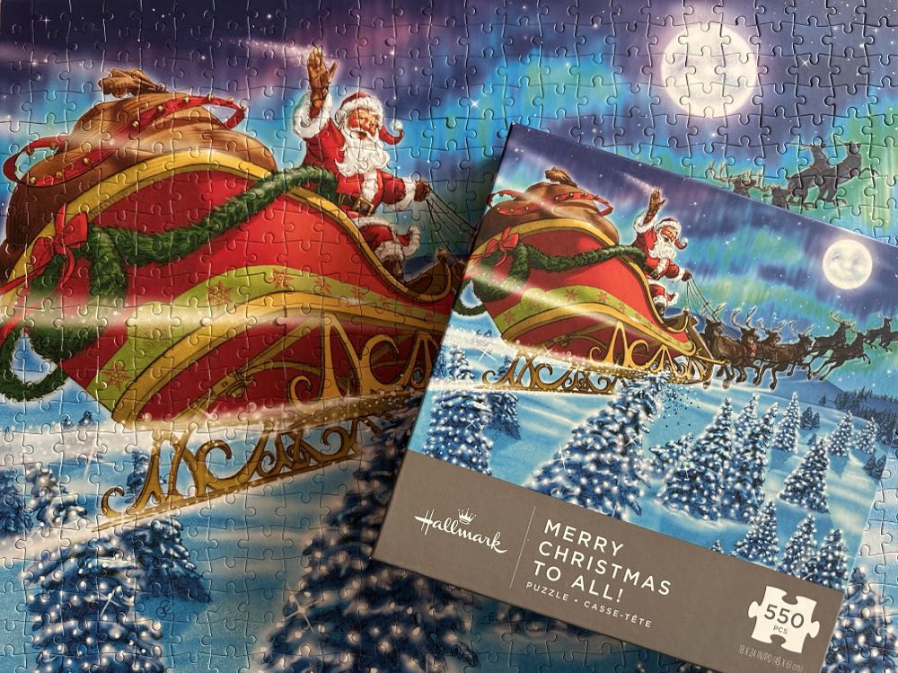 Merry Christmas To All! - Hallmark puzzle collectible - Main Image 3