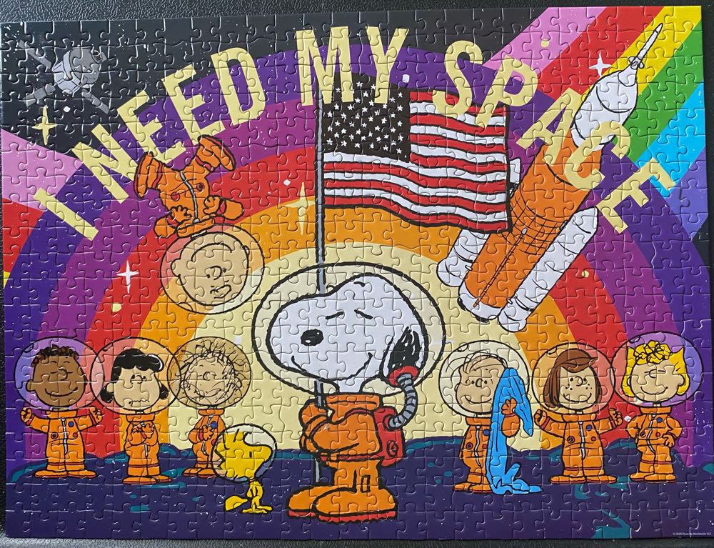 Peanuts Snoopy In Space - From Cheryl - Aquarius Puzzles puzzle collectible [Barcode 840391145597] - Main Image 2