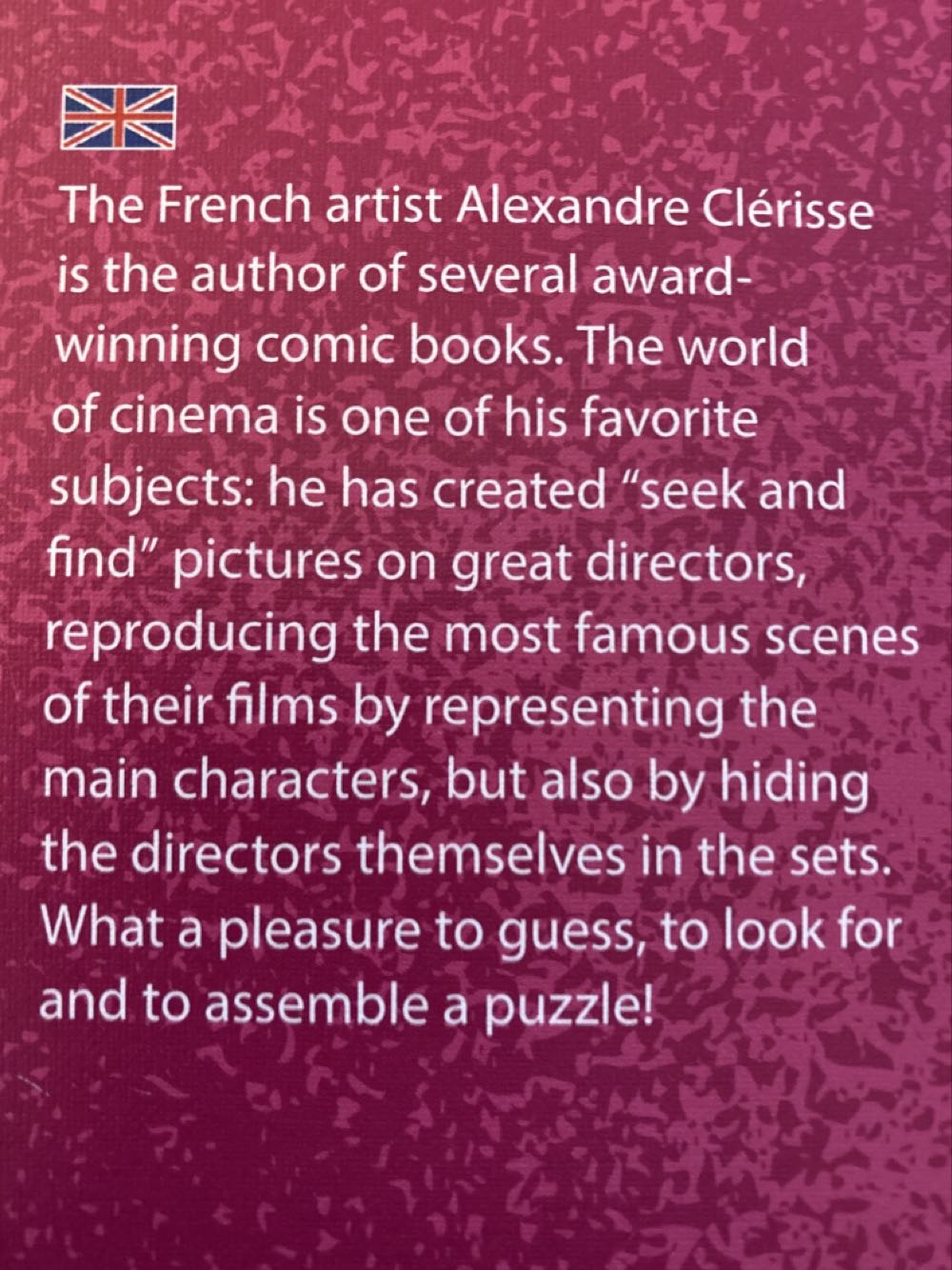 Movie Masters Tim Burton - HEYE puzzle collectible [Barcode 4001689298821] - Main Image 4