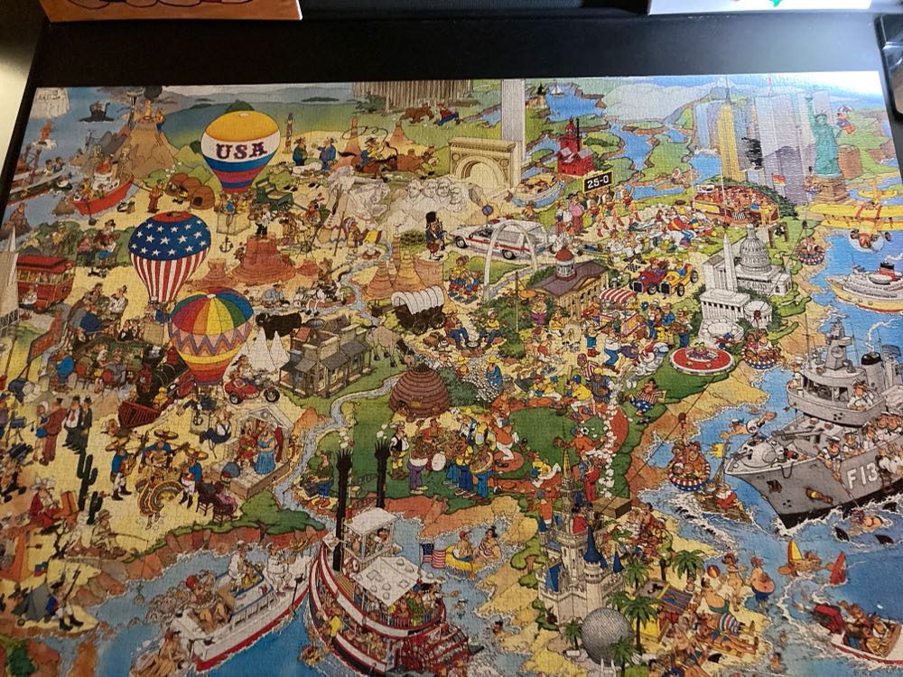 USA  - Jumbo puzzle collectible [Barcode 8710126017852] - Main Image 2