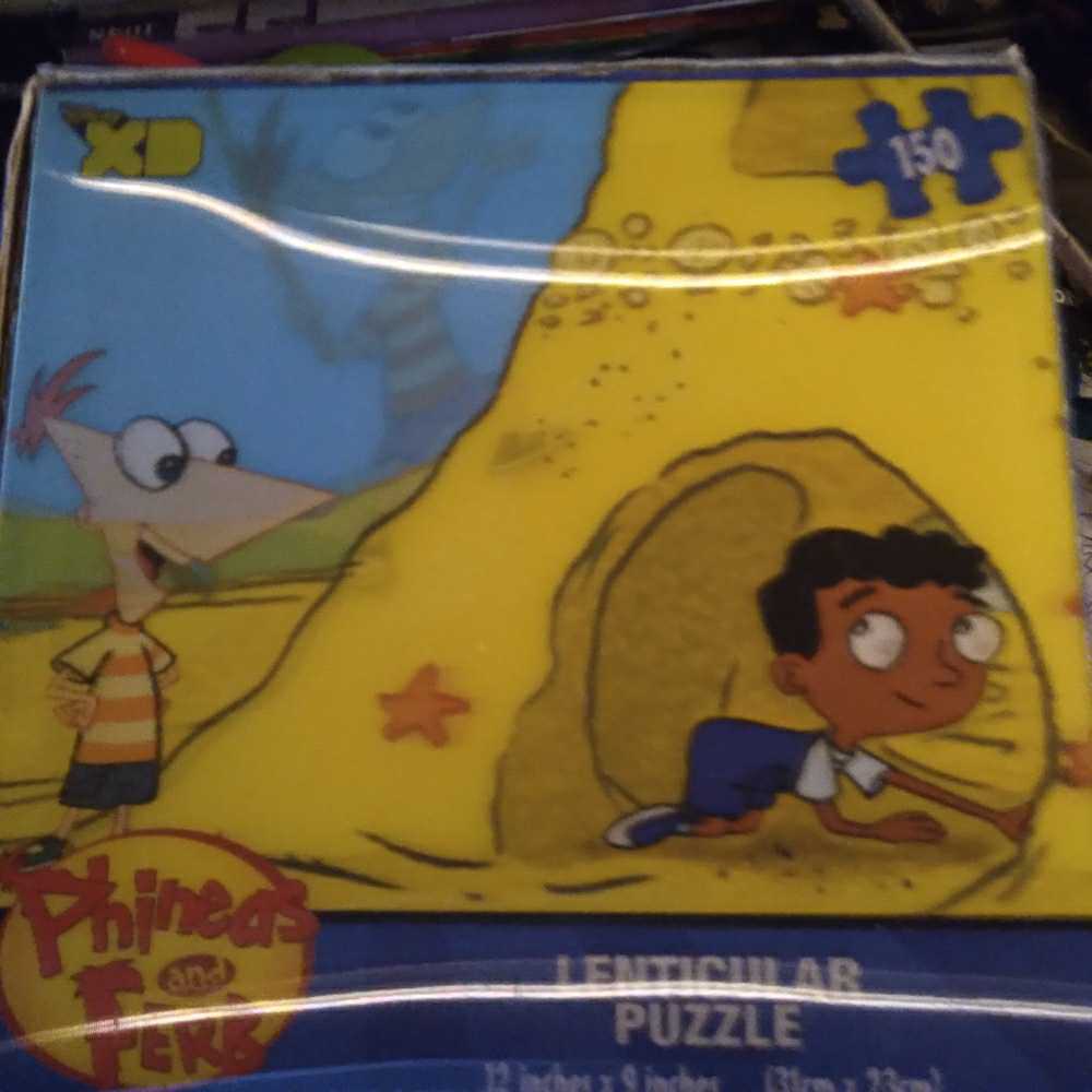 Phineas And Ferb Lenticular Puzzle  puzzle collectible [Barcode 047754503593] - Main Image 2