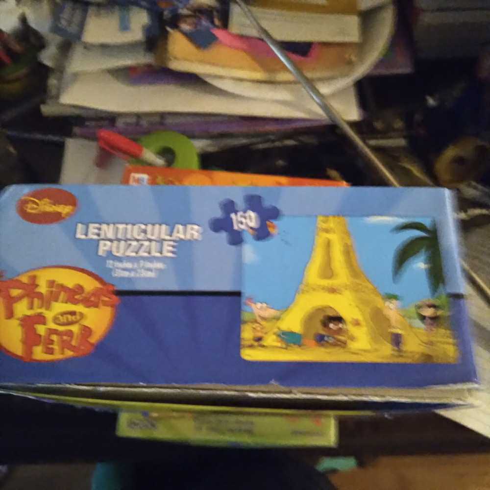 Phineas And Ferb Lenticular Puzzle  puzzle collectible [Barcode 047754503593] - Main Image 4