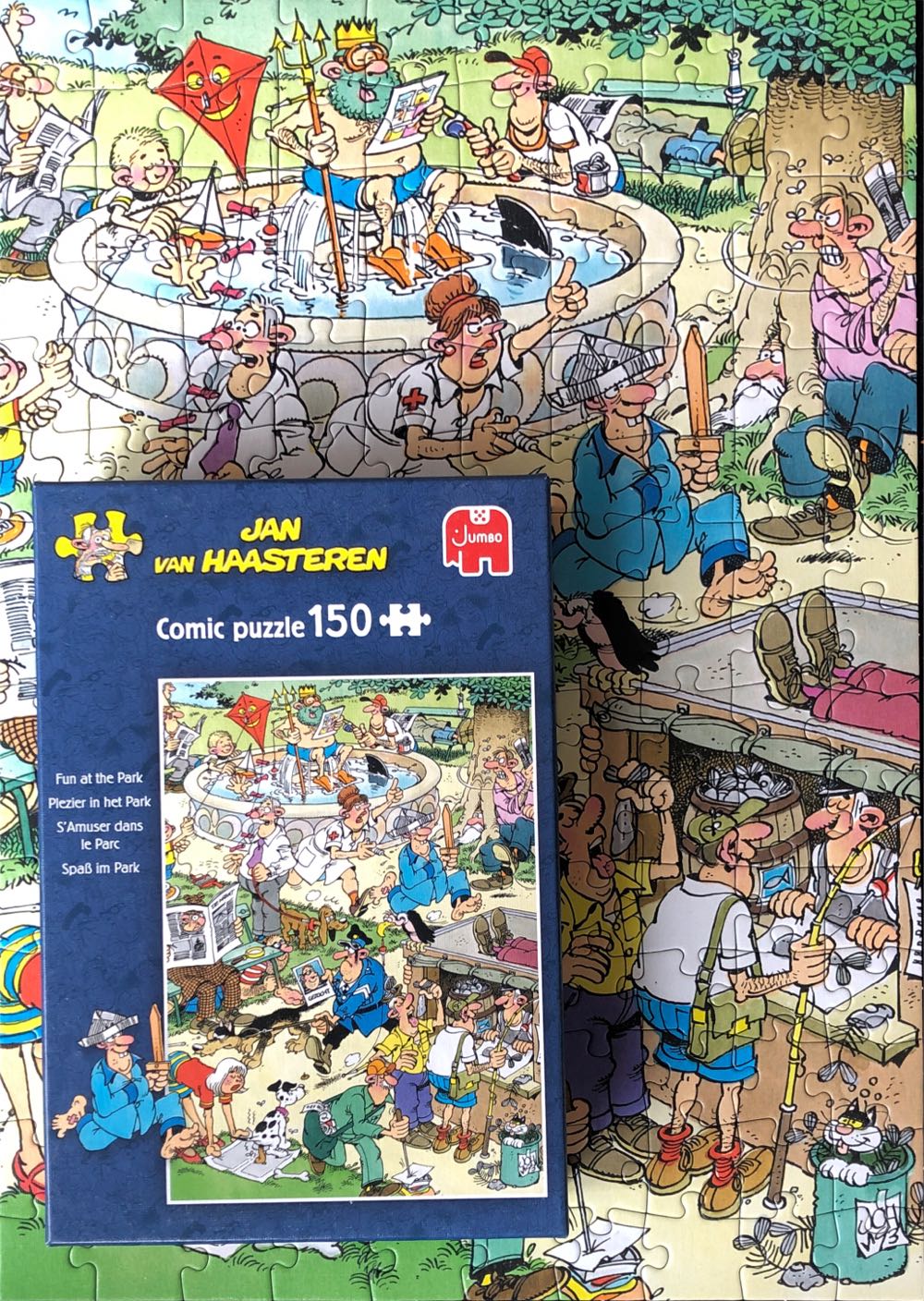 Fun At The Park - Jumbo puzzle collectible [Barcode 8710126190234] - Main Image 4