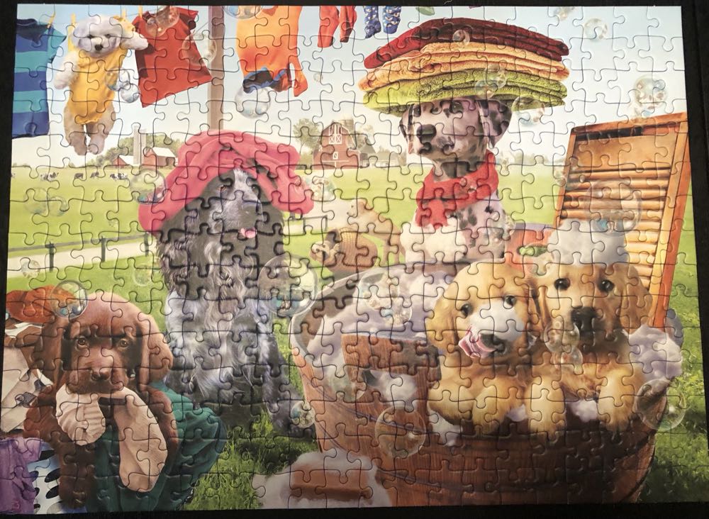 SOLD Laundry Day - Ravensburger puzzle collectible [Barcode 4005556132058] - Main Image 2
