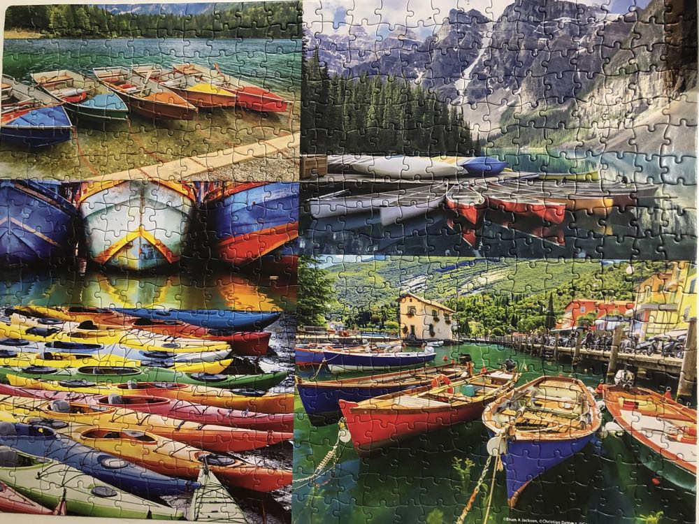 Boats Collage - Big Ben LUXE puzzle collectible [Barcode 778988300978] - Main Image 2