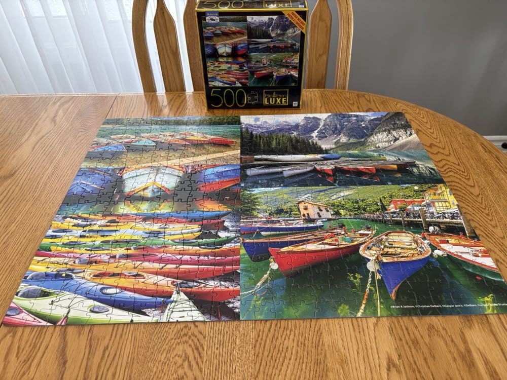 Boats Collage - Big Ben LUXE puzzle collectible [Barcode 778988300978] - Main Image 3