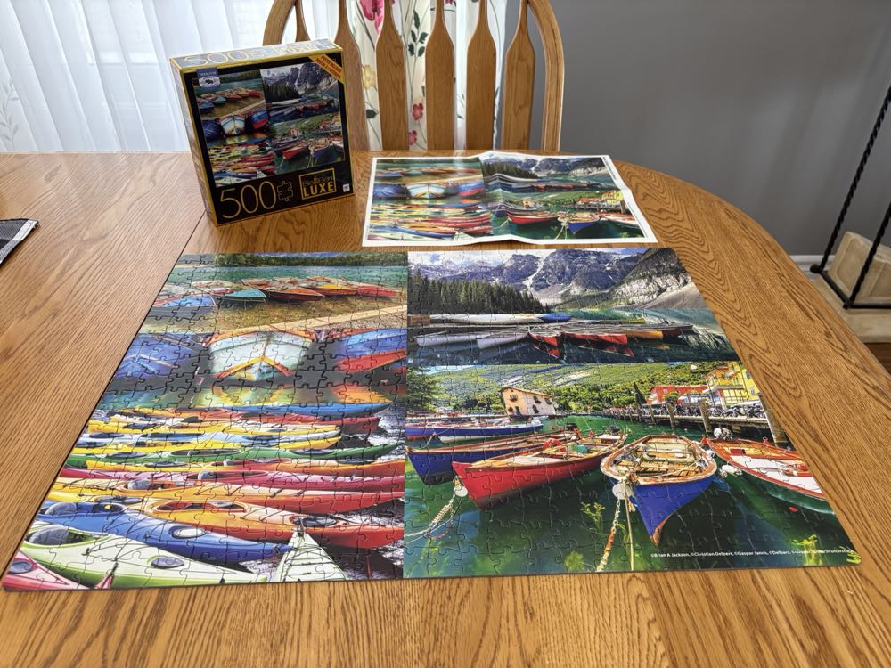 Boats Collage - Big Ben LUXE puzzle collectible [Barcode 778988300978] - Main Image 4