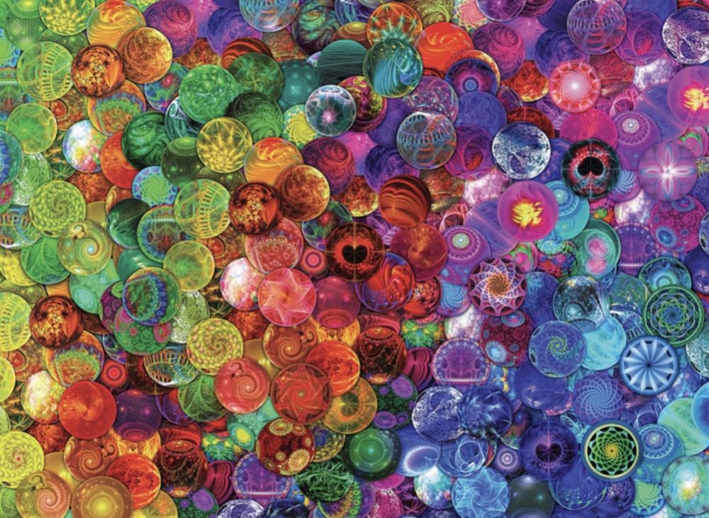 Cosmic Marbles - UV Closet puzzle collectible [Barcode 079346127146] - Main Image 2