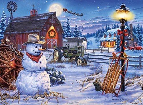 Country Christmas - Buffalo puzzle collectible [Barcode 079346112364] - Main Image 1