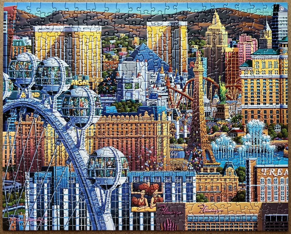*Las Vegas Great Wheel- AFT - Dowdle puzzle collectible [Barcode 671095203340] - Main Image 2