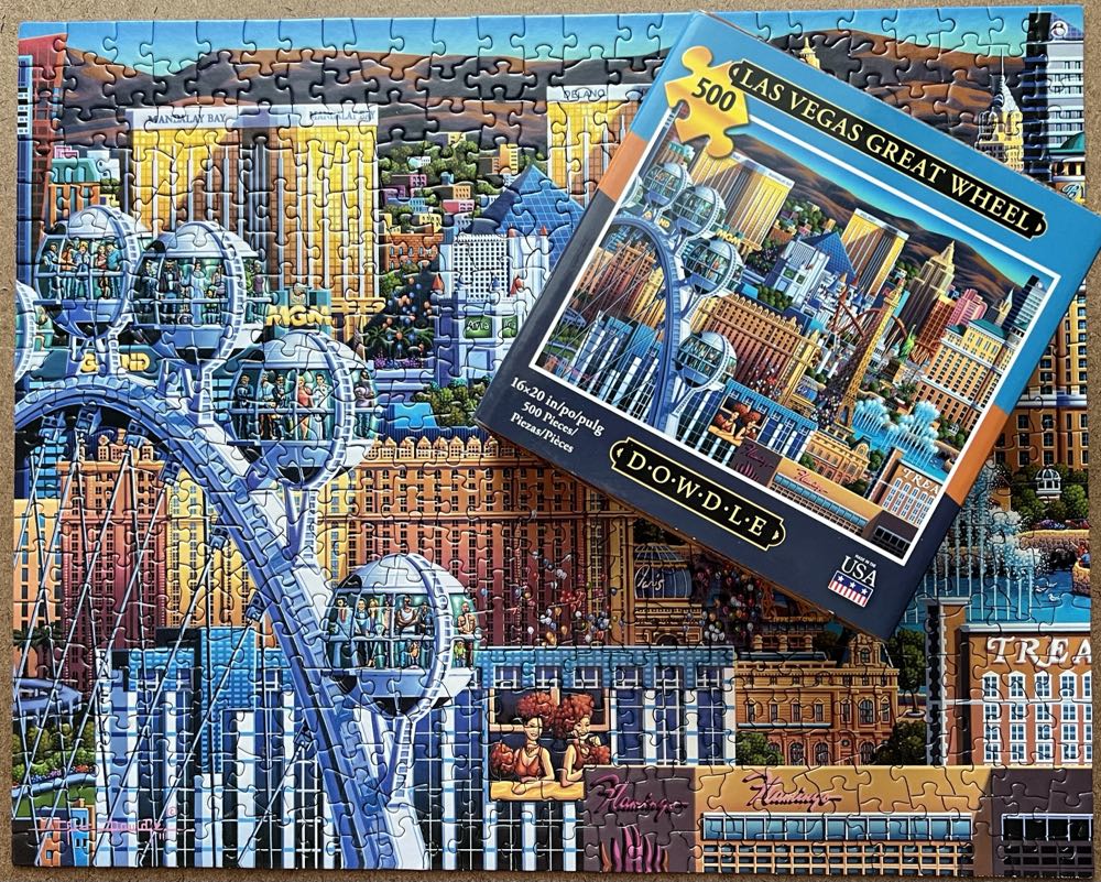 *Las Vegas Great Wheel- AFT - Dowdle puzzle collectible [Barcode 671095203340] - Main Image 3