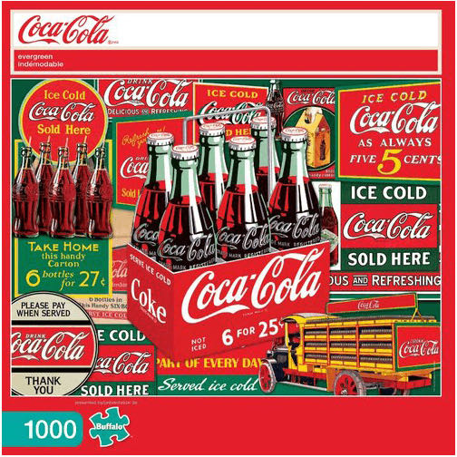 Coca-Cola: Evergreen - Buffalo puzzle collectible [Barcode 079346037278] - Main Image 2