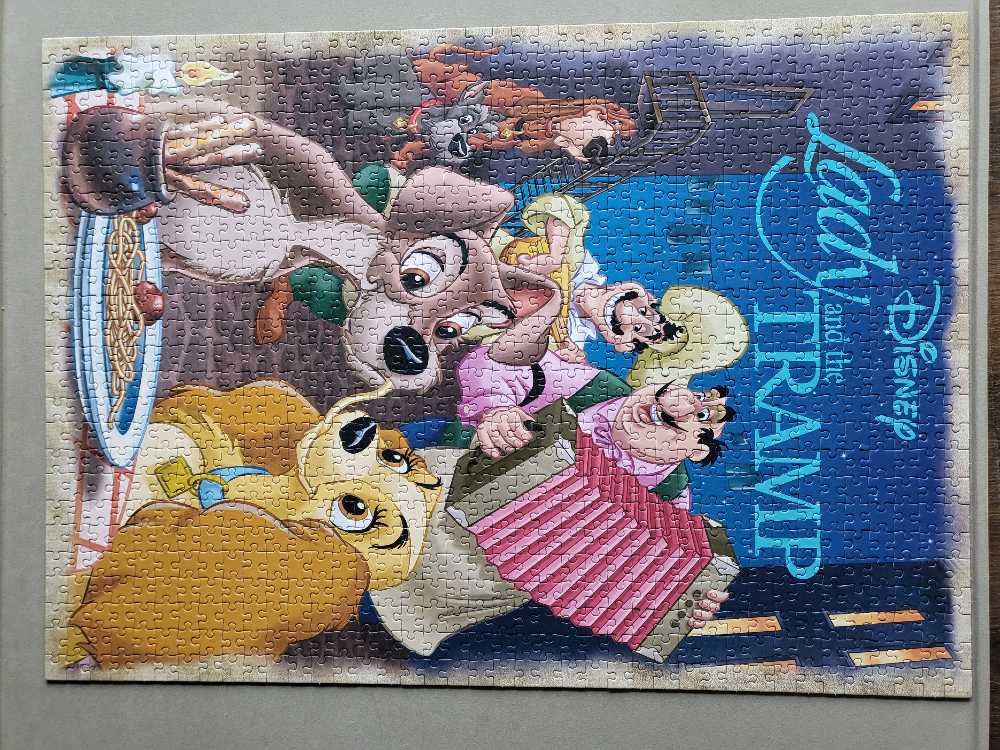 Lady And The Tramp - Jumbo puzzle collectible [Barcode 8710126194867] - Main Image 2