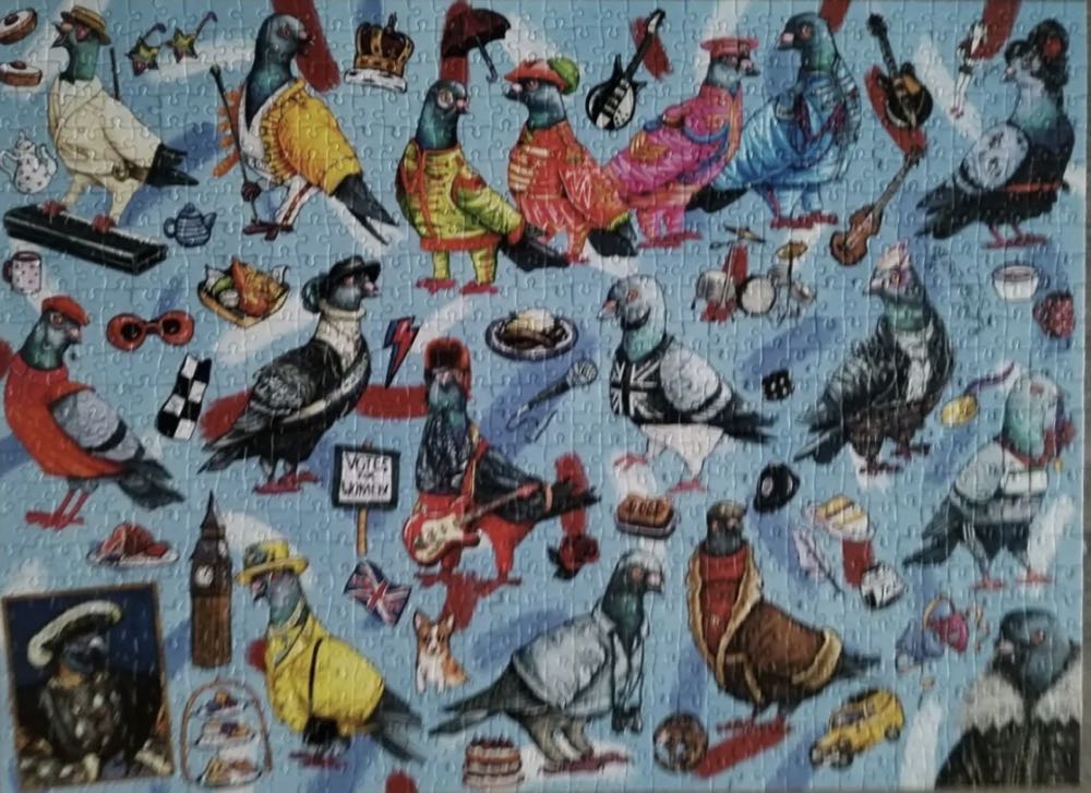 Pigeons Of Britain🐦 - Gibsons puzzle collectible [Barcode 5012269066074] - Main Image 3