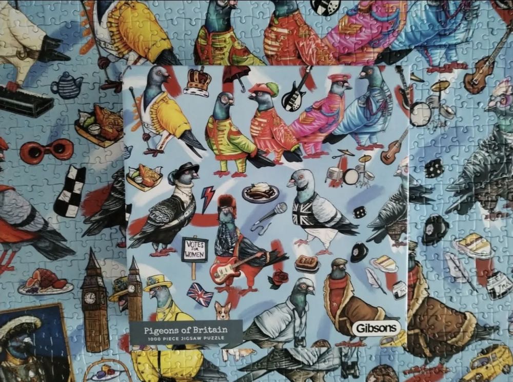 Pigeons Of Britain🐦 - Gibsons puzzle collectible [Barcode 5012269066074] - Main Image 4