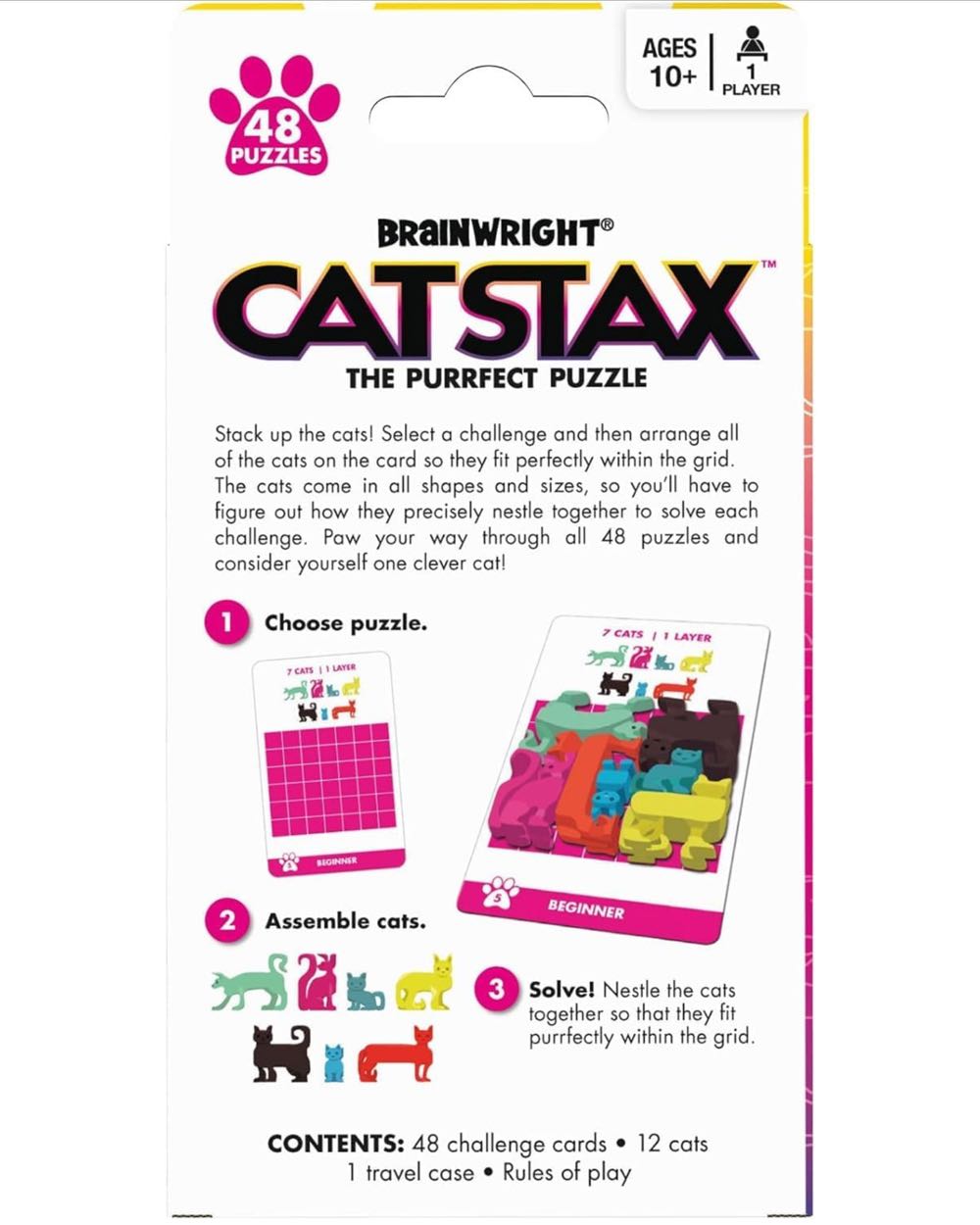 Cat Stax - Brainwright puzzle collectible [Barcode 847915183035] - Main Image 2