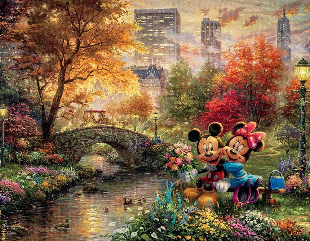 Disney Thomas Kinkade- 4 Puzzles - Ceaco puzzle collectible [Barcode 021081036658] - Main Image 3