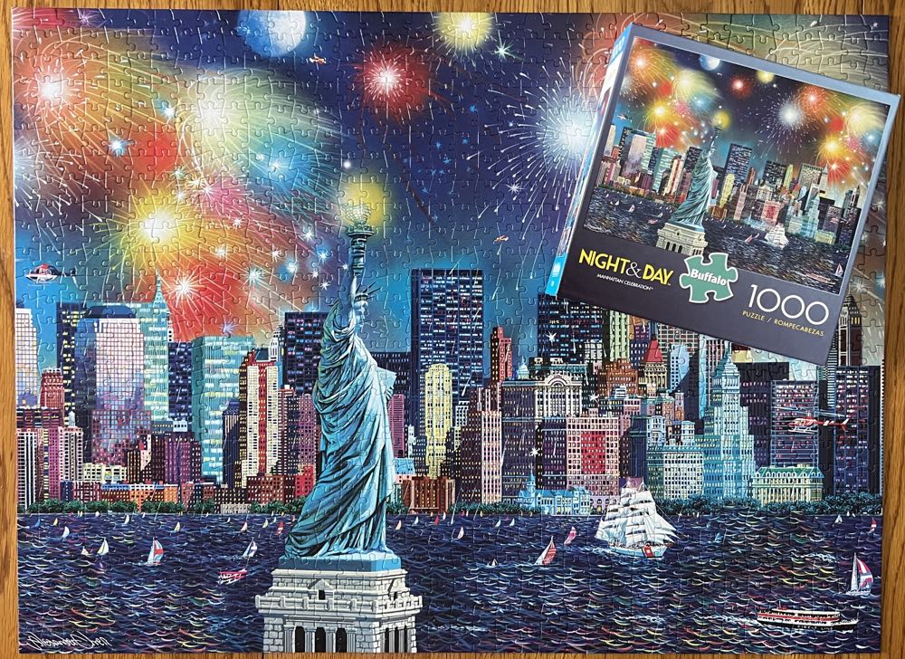 Manhattan Celebration - Buffalo Games puzzle collectible [Barcode 079346118571] - Main Image 3