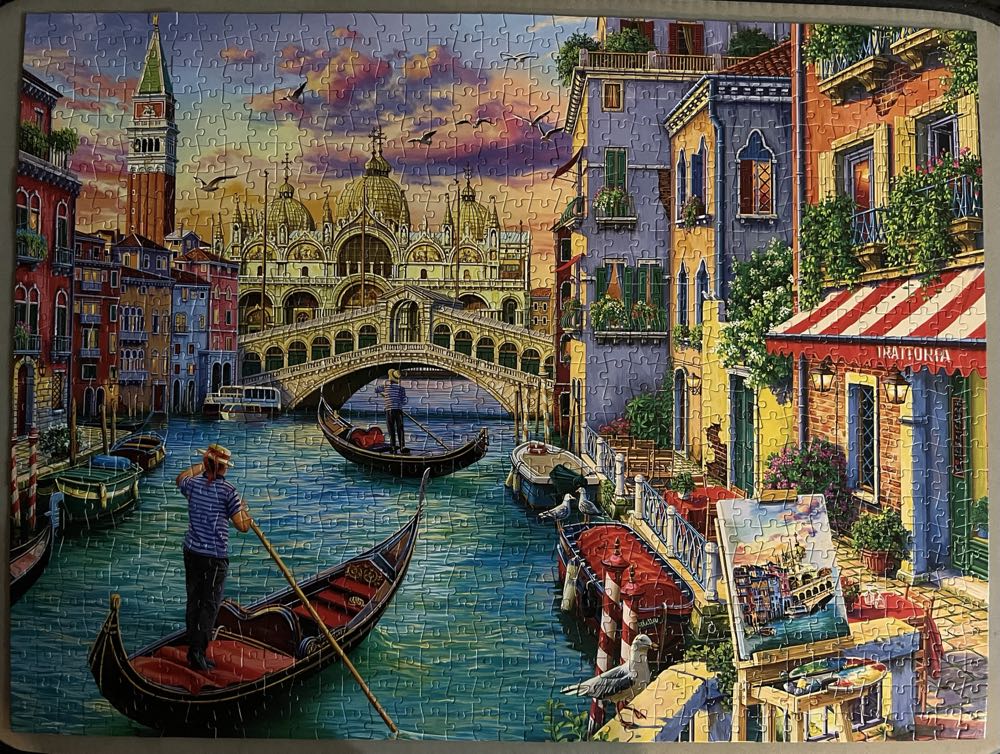 Sights Of Venice - Buffalo Games puzzle collectible [Barcode 079346118595] - Main Image 2