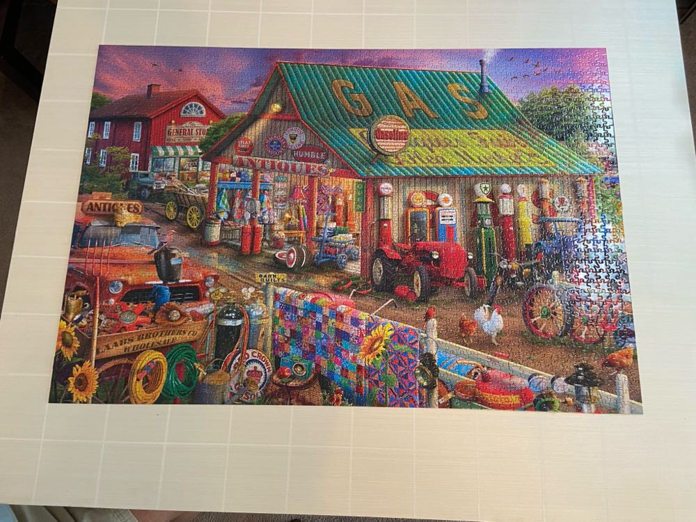 Antique Market - Buffalo Games puzzle collectible [Barcode 079346021000] - Main Image 4