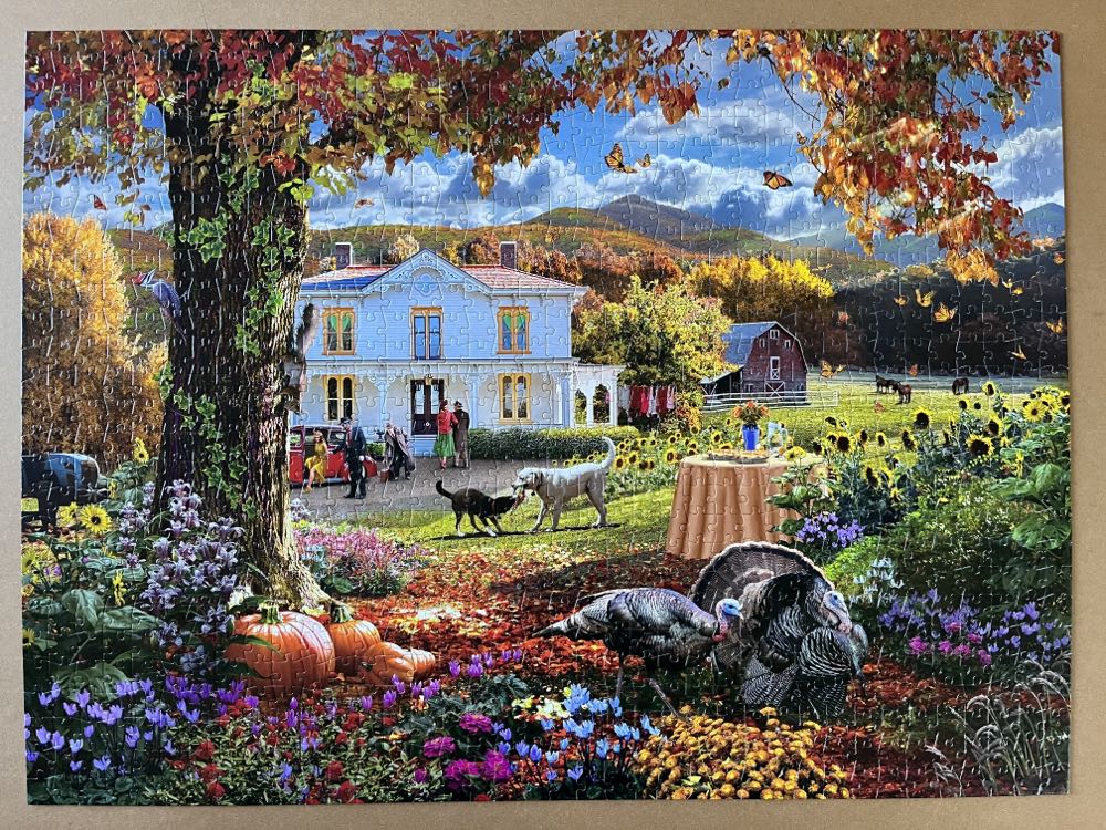 Autumn Paradise - Buffalo puzzle collectible [Barcode 079346119363] - Main Image 3