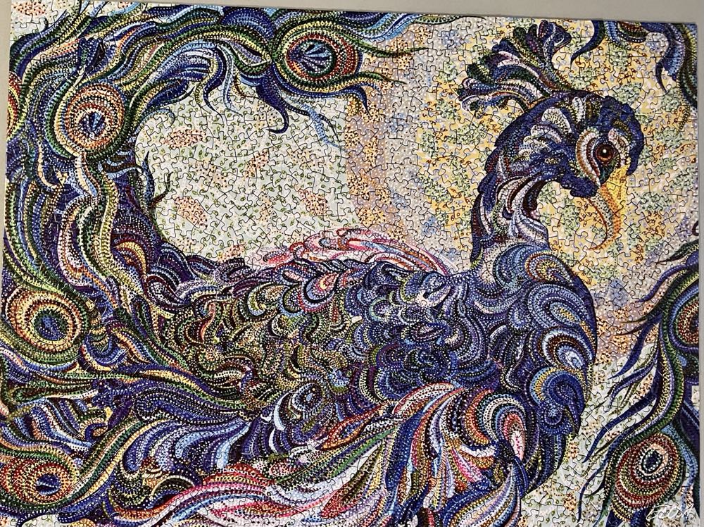 Peacock - Andrews + Blaine (ab) puzzle collectible [Barcode 814672028442] - Main Image 2
