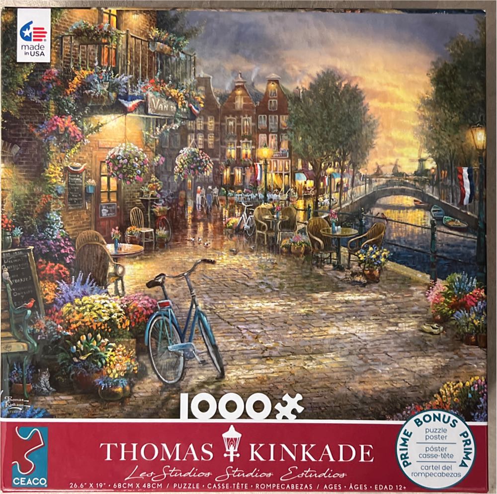 Amsterdam Cafe - Ceaco 🇺🇸 puzzle collectible [Barcode 021081332781] - Main Image 4