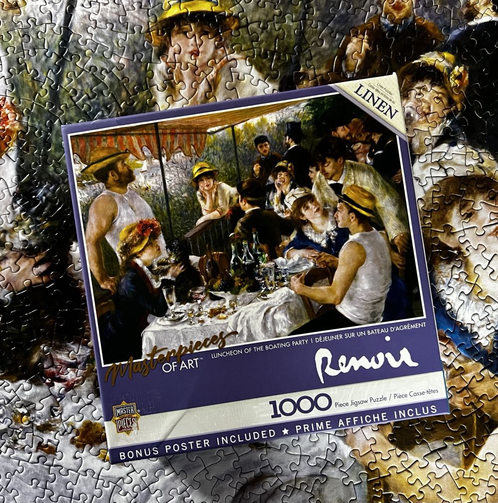 Luncheon Of The Boating Party - Completed - Minipix Puzzle puzzle collectible [Barcode 9780934967389] - Main Image 2