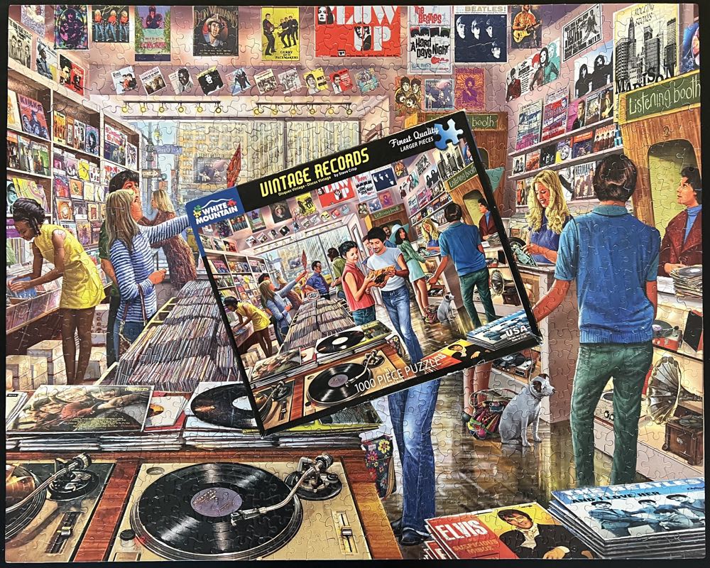 Vintage Records - White Mountain puzzle collectible [Barcode 724819261581] - Main Image 4