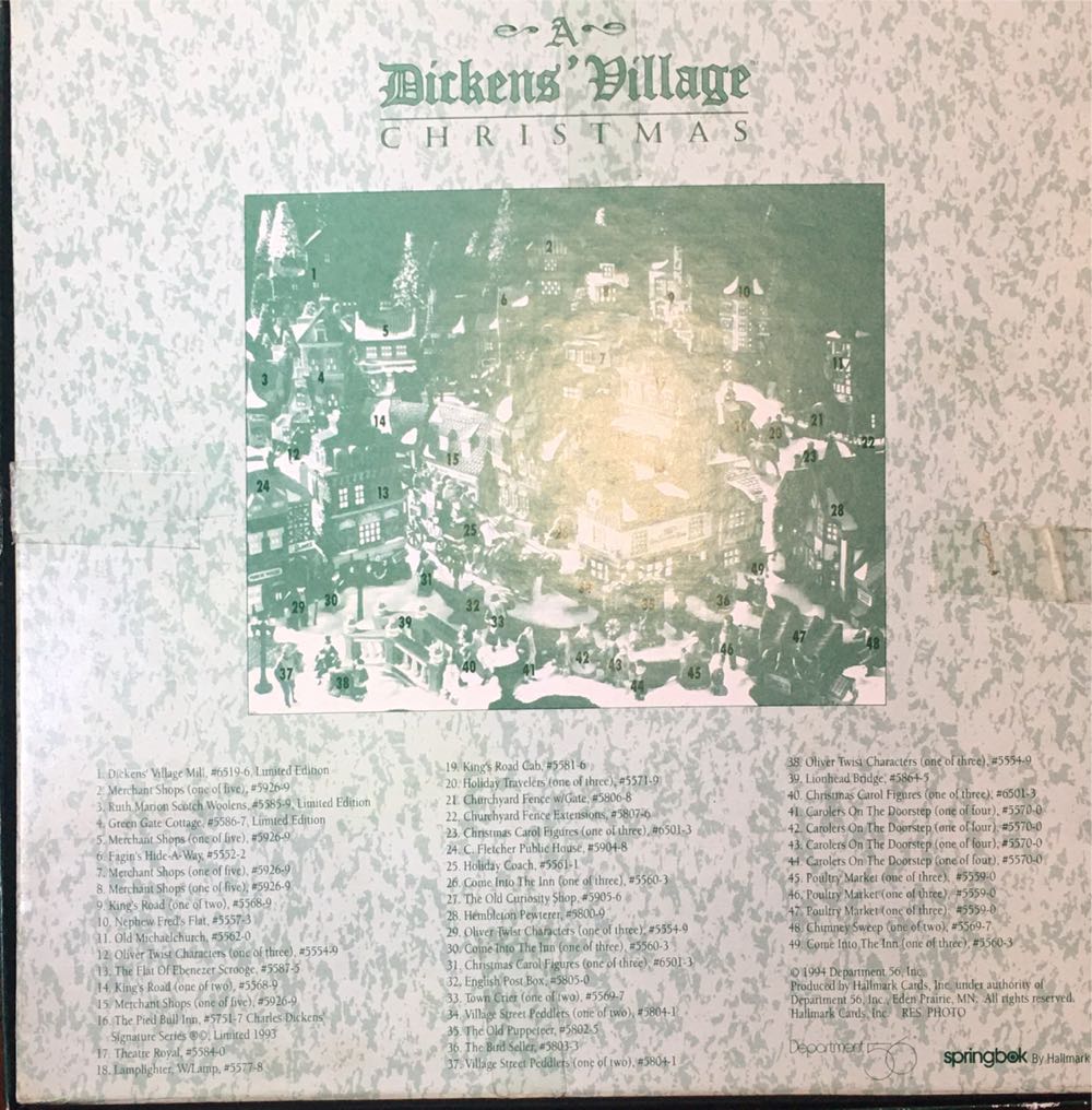 A Dickens’ Village Christmas - Springbok puzzle collectible [Barcode 015012209556] - Main Image 2