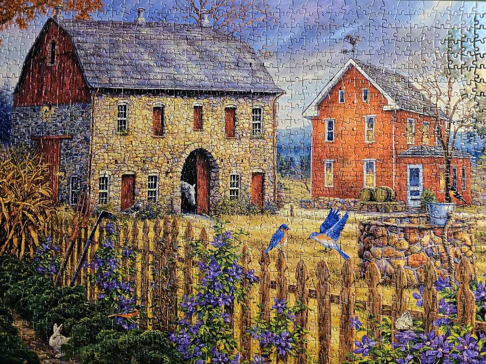 The Bluebirds’ Song - Buffalo Games puzzle collectible [Barcode 079346119370] - Main Image 2