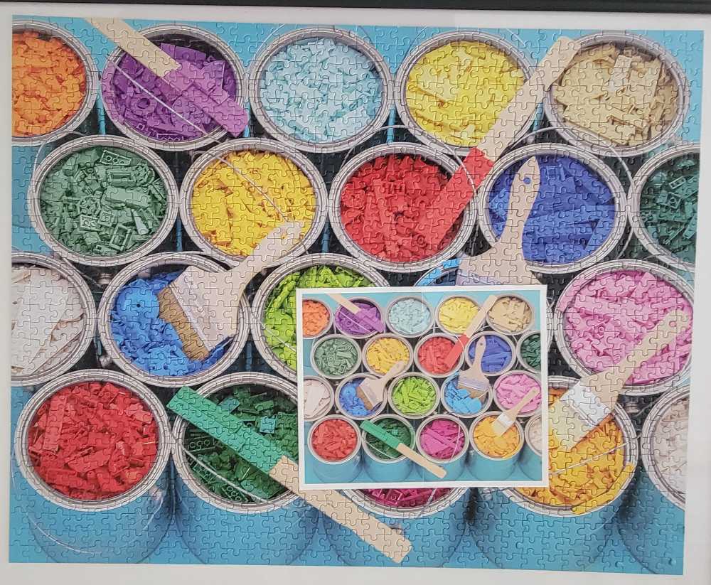 Lego Paint Party - Chronicle Books puzzle collectible [Barcode 765145122436] - Main Image 3