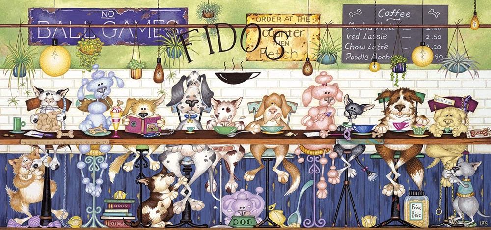 Fido’s Coffee Bar - Gibsons puzzle collectible [Barcode 5012269040494] - Main Image 2