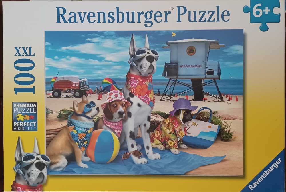 No Dogs On The Beach - Ravensburger puzzle collectible [Barcode 4005556105267] - Main Image 3