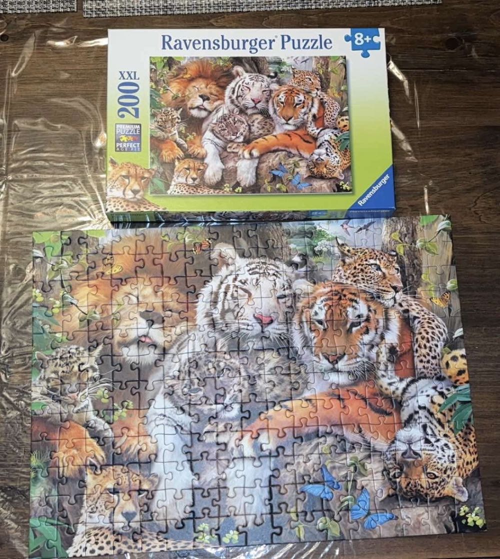 Big Cat Nap - Ravensburger puzzle collectible [Barcode 4005556127214] - Main Image 2