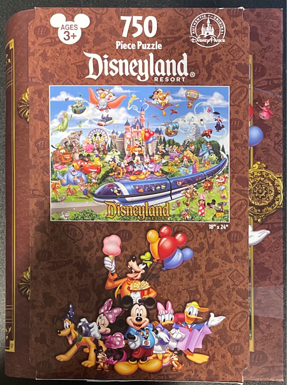 Disneyland resort - Disney Theme Park Merchandise puzzle collectible [Barcode 400005312489] - Main Image 2