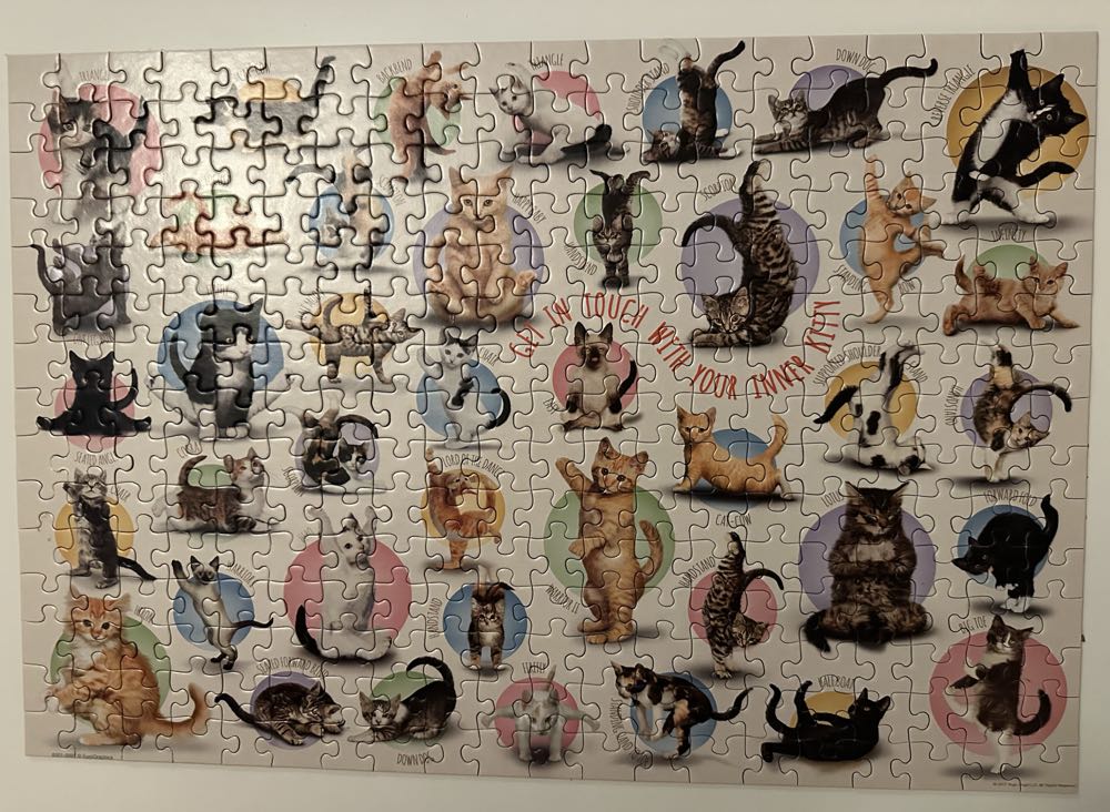 Yoga Kittens ✅ - Eurographics puzzle collectible [Barcode 628136309912] - Main Image 2
