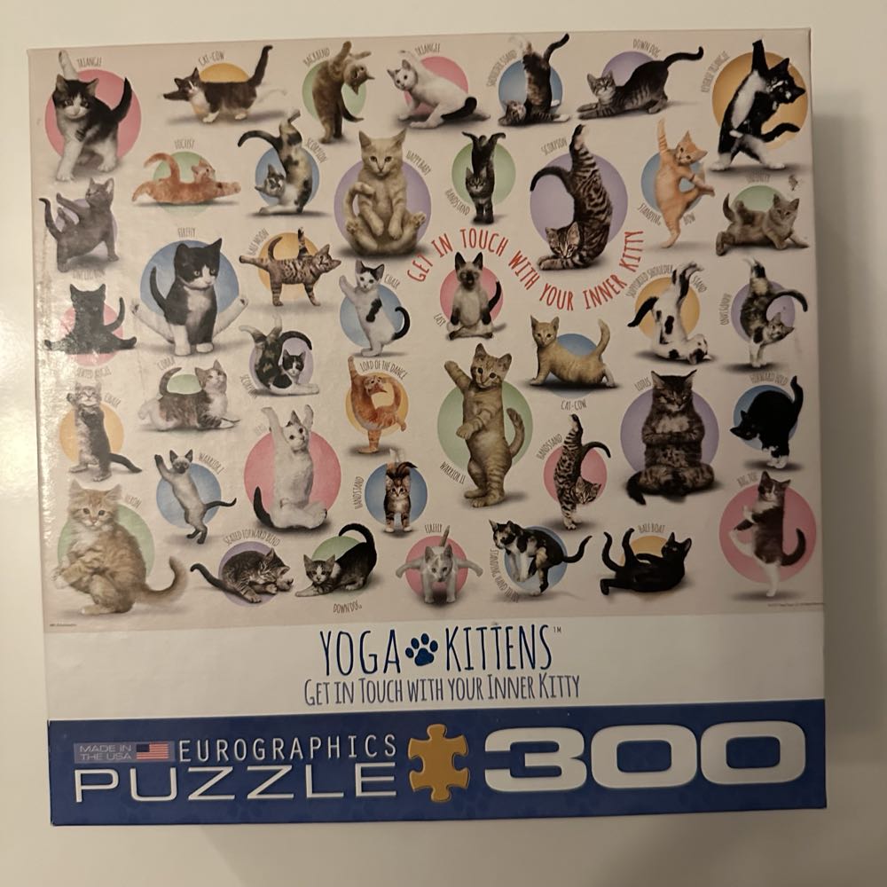 Yoga Kittens ✅ - Eurographics puzzle collectible [Barcode 628136309912] - Main Image 3