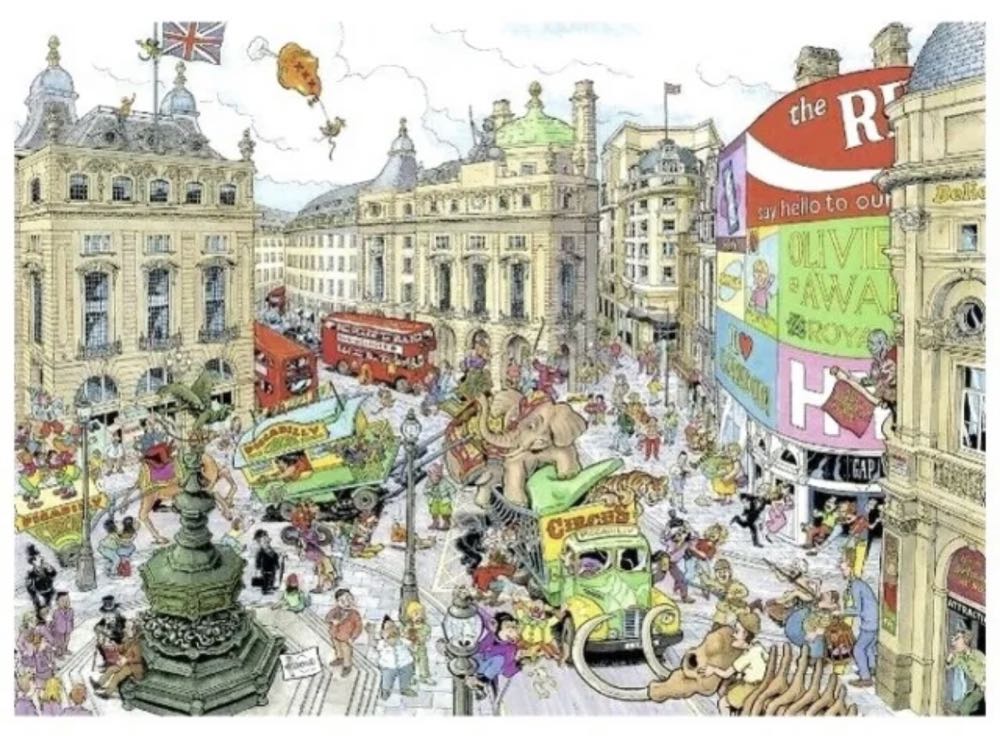Cities Of The World: London: Piccadilly Circus - Ravensburger puzzle collectible [Barcode 4005556192137] - Main Image 2