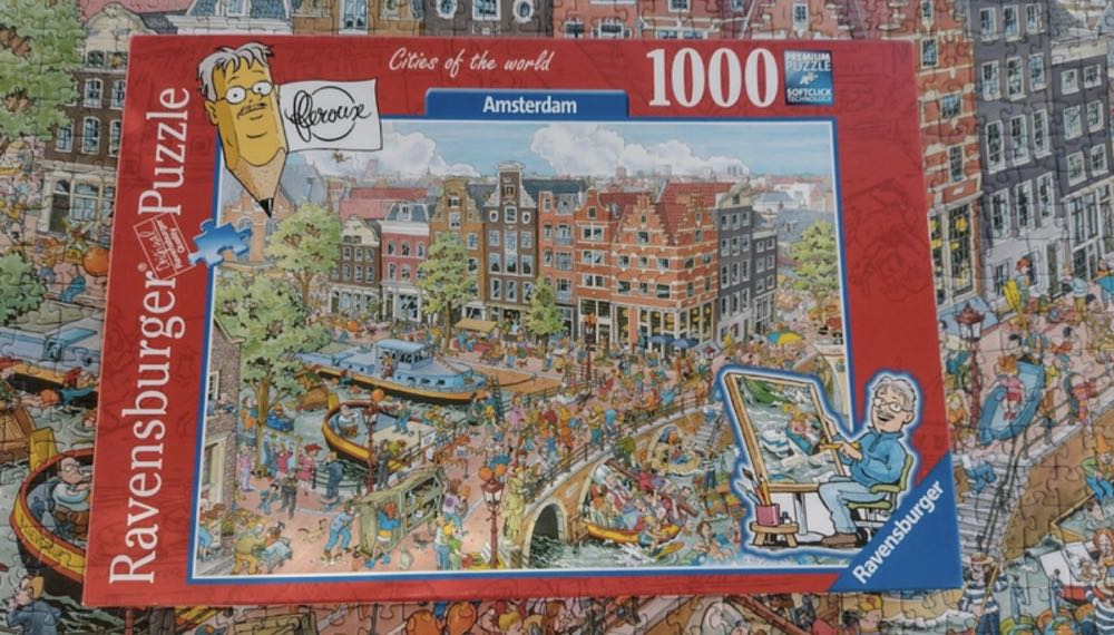 Cities Of The World Amsterdam - Ravensburger puzzle collectible [Barcode 4005556191925] - Main Image 4