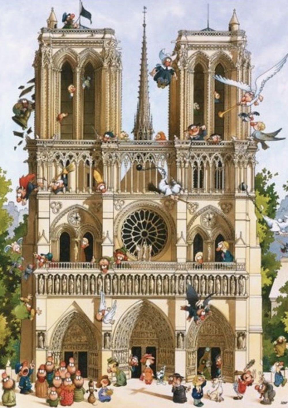Viva Notre Dame! - HEYE puzzle collectible [Barcode 4001689299057] - Main Image 2