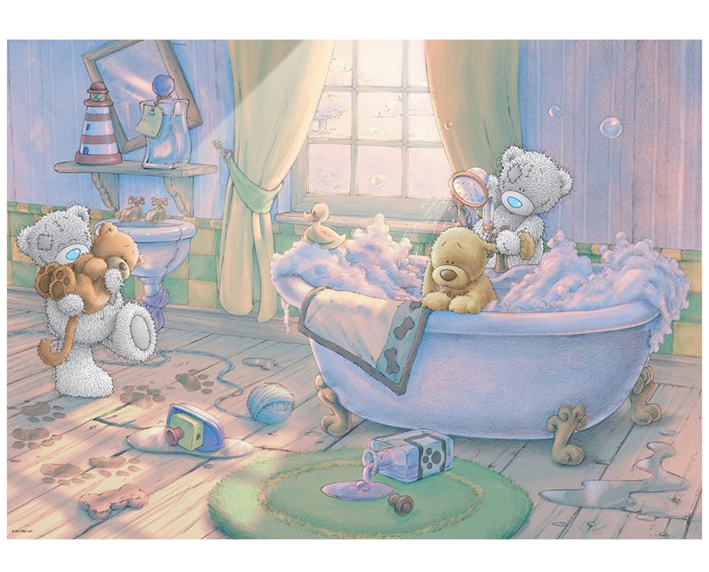 Me To You Bath Time - Ravensburger puzzle collectible [Barcode 4005556190171] - Main Image 2