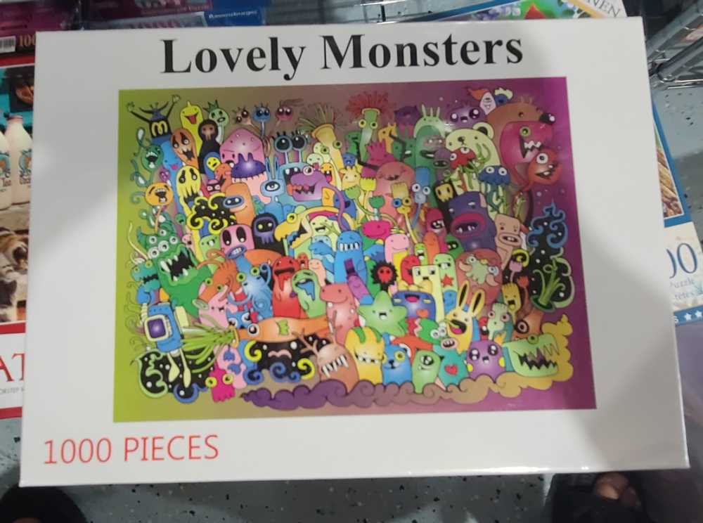 Lovely Monsters - Bgraamiens puzzle collectible [Barcode 701722358362] - Main Image 2
