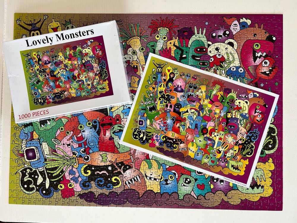 Lovely Monsters - Bgraamiens puzzle collectible [Barcode 701722358362] - Main Image 3