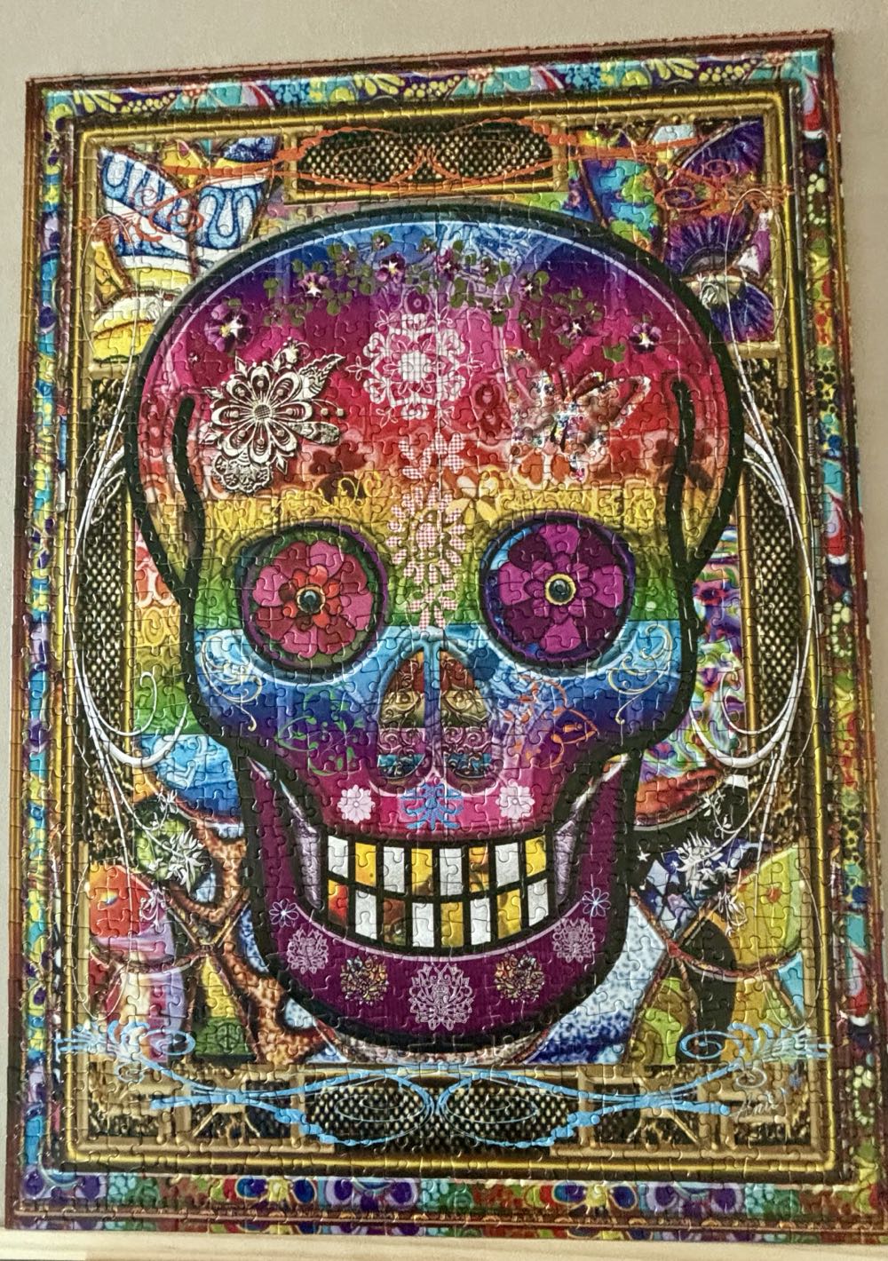 Rainbow Skull- GONE - JaCaRou puzzle collectible [Barcode 642968491706] - Main Image 2