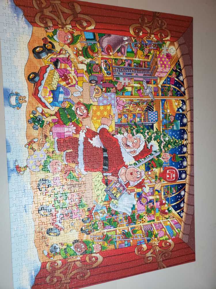 WASGIJ? - Christmas Toys, Santas Unexpected Delivery, Christmas Puzzles 15 - Jumbo puzzle collectible [Barcode 8710126191729] - Main Image 2
